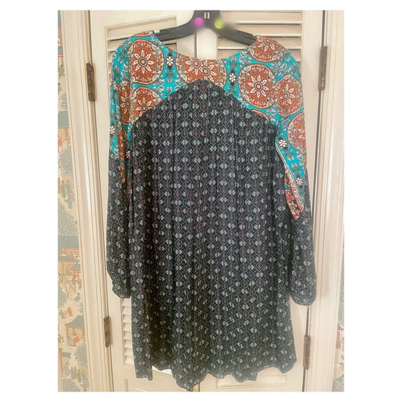 NEW Umgee Boho Lace Up Tunic Dress - Size Small - Picture 6 of 7
